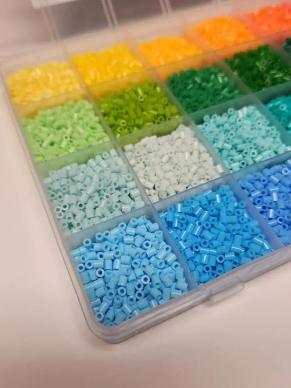Mini Fuse Beads Kit 12,000 Beads 2.6mm in 24 Colors Craft Supplies Crafting Set